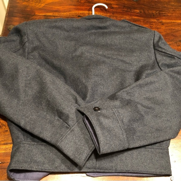 Women’s Flyvapnet Military Gray/Bluish Wool Field Jacket Size Small - Picture 11 of 13